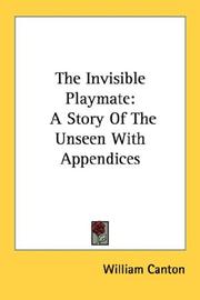 Cover of The invisible playmate by William Canton