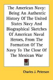 Front cover of The American Navy by Charles J. Peterson