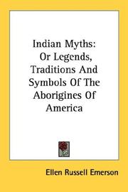 Front cover of Indian myths by Ellen Russell Emerson