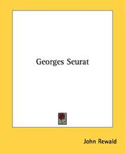 Cover of Georges Seurat by Rewald, John