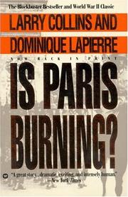 Cover of Is Paris Burning by Larry Collins