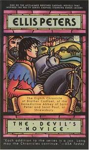 Cover of The devil’s novice by Edith Pargeter