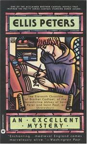 Cover of An excellent mystery by Edith Pargeter