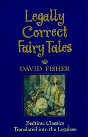 Front cover of Legally correct fairy tales by Fisher, David