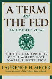 Cover of A Term at the Fed by Laurence H. Meyer
