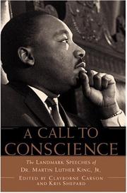 Front cover of A call to conscience by Martin Luther King Jr.
