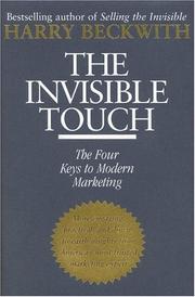 Cover of The invisible touch by Harry Beckwith