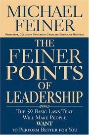 Front cover of The Feiner Points of Leadership by Michael Feiner