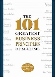 Cover of The 101 greatest business principles of all time by Leslie Pockell