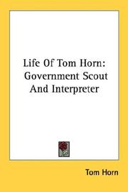 Front cover of Life of Tom Horn by Tom Horn
