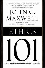 Cover of Ethics 101 by John C. Maxwell