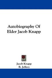 Front cover of Autobiography of Elder Jacob Knapp by Jacob Knapp