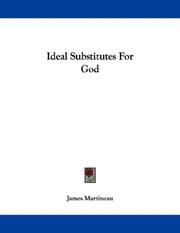 Front cover of Ideal substitutes for God by James Martineau