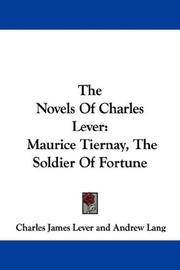 Cover of The novels of Charles Lever by Charles James Lever