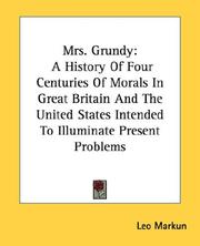 Cover of Mrs. Grundy by Leo Markun
