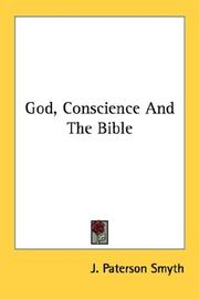 Front cover of God, conscience and the Bible by J. Paterson Smyth