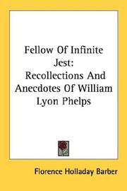 Front cover of Fellow of infinite jest by Florence Holladay Barber