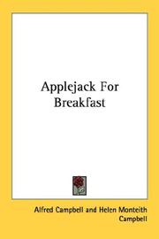 Cover of Applejack For Breakfast by Alfred Campbell