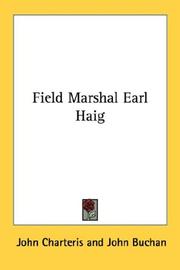 Cover of Field-Marshal Earl Haig by Charteris, John