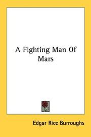 Front cover of A fighting man of Mars by Edgar Rice Burroughs