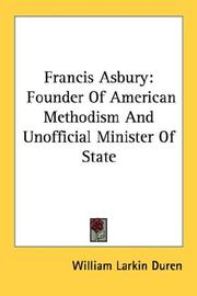 Front cover of Francis Asbury by William Larkin Duren
