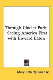 Cover of Through Glacier Park by Mary Roberts Rinehart