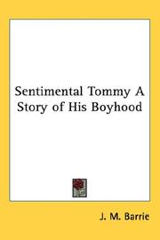 Front cover of Sentimental Tommy (The Works of J.M. Barrie, Vol 5) by J. M. Barrie
