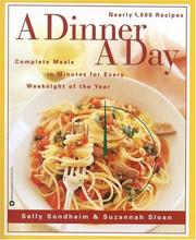 Cover of A dinner a day by Sally Sondheim