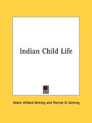 Front cover of Indian child life by Therese O. Deming