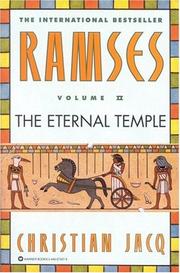 Front cover of Le Temple des Millions d'Années by Christian Jacq