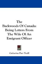 Cover of Backwoods of Canada by Catherine Parr Traill