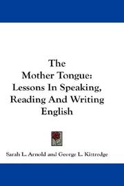 Cover of The Mother Tongue by Sarah Louise Arnold