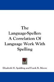 Cover of The Language-Speller by Elizabeth H. Spalding