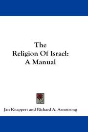 Cover of The religion of Israel by Jan Knappert