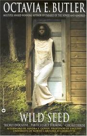 Cover of Wild seed by Octavia E. Butler