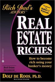 Front cover of Real Estate Riches by Dolf de Roos
