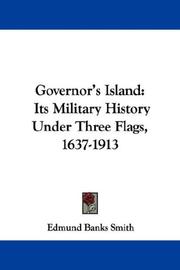 Front cover of Governor's Island by Edmund Banks Smith