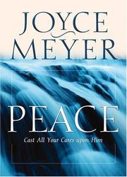 Cover of Peace by Joyce Meyer