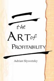Cover of The Art of Profitability by Adrian Slywotzky