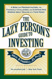 Cover of The Lazy Person's Guide to Investing by Paul B. Farrell