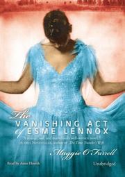 Front cover of The Vanishing Act of Esme Lennox by Maggie O'Farrell