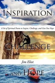 Front cover of Inspiration, Challenge, and Hope by Jim Eliot
