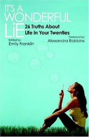 Front cover of It's a Wonderful Lie by Emily Franklin
