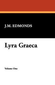 Cover of Lyra Graeca by J.M. Edmonds