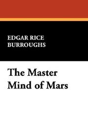 Front cover of The master mind of Mars by Edgar Rice Burroughs