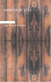 Front cover of London in 1731 by Don Manoel Gonzales