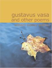Front cover of Gustavus Vasa, and other poems by William Sidney Walker