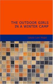Front cover of The outdoor girls in a winter camp by Laura Lee Hope