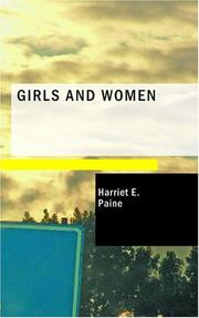 Front cover of Girls and Women by Harriet E. Paine
