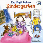 Cover of The night before kindergarten by Natasha Wing